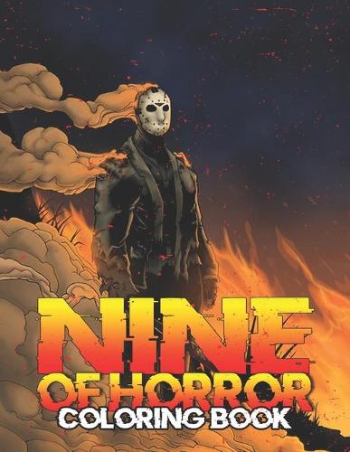 Nine of Horror Coloring Book by Dr Uk Publishing | Waterstones
