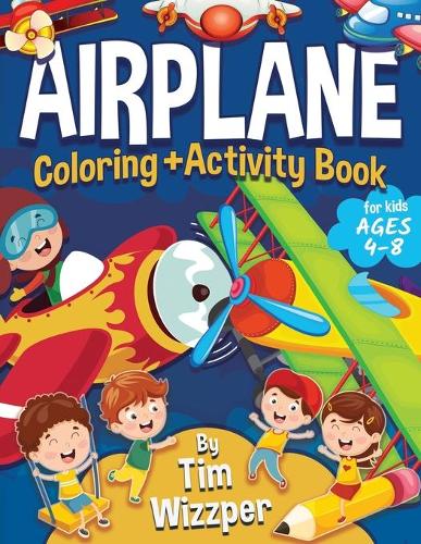 Airplane Activity Book, Airplane Games for Kids, Travel Activities for  Kids, Travel Activity Books for Kids, Airplane Coloring Book 