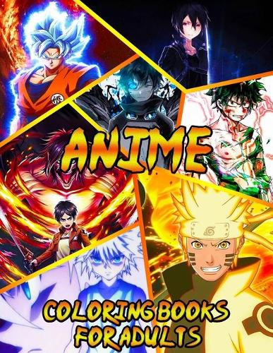 Anime Coloring Book  AdultcoloringbookZ