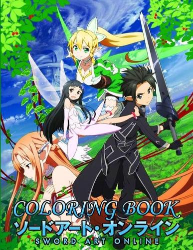 450 Collections Anime Coloring Pages Sword Art Online  Best Free