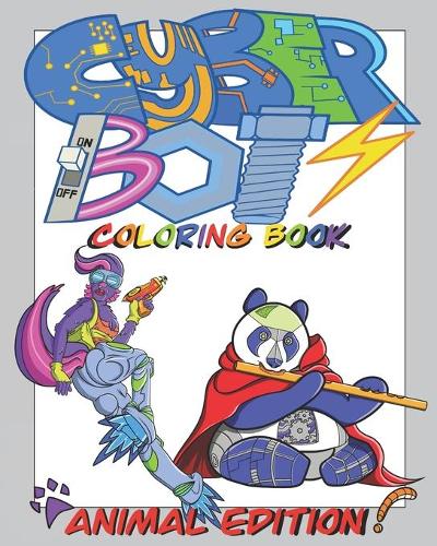 Cyber Bots Coloring Book Animal Edition (Paperback)