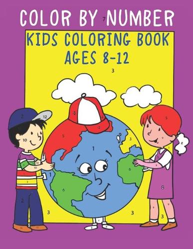 Color By Numbers Kids Ages 8-12: Large Print Birds, Animals and