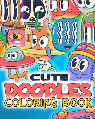 cute doodle coloring book for kids by Color It | Waterstones