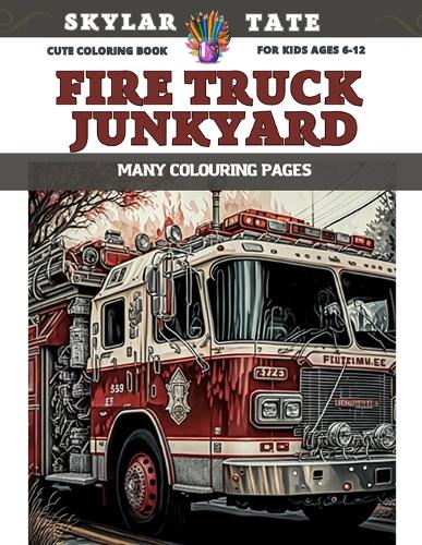 Large Coloring Book for childrens Ages 6-12 - Firefighters on the Ship -  Many colouring pages (Paperback)