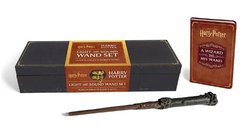 Harry Potter: Harry Potter Light and Sound Wand Set: Plays 12 Spells in Harry’s Voice! (Multiple items)