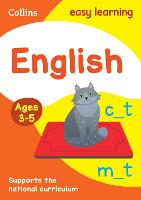 English Ages 3-5: Prepare for School with Easy Home Learning - Collins Easy Learning Preschool (Paperback)