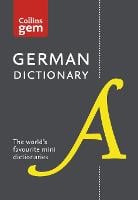 German Gem Dictionary: The World's Favourite Mini Dictionaries - Collins Gem (Paperback)
