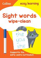 Sight Words Age 3-5 Wipe Clean Activity Book