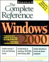 Windows 2000: The Complete Reference