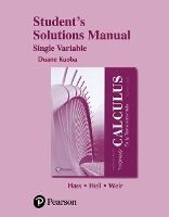 Student Solutions Manual for Thomas' Calculus:  Early Transcendentals, Single Variable (Paperback)