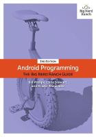Android Programming: The Big Nerd Ranch Guide - Big Nerd Ranch Guides (Paperback)
