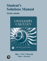 Student Solutions Manual for University Calculus:  Early Transcendentals, Multivariable (Paperback)