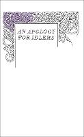 An Apology for Idlers - Penguin Great Ideas (Paperback)