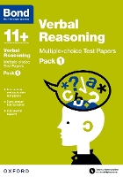 Bond 11+: Verbal Reasoning: Multiple-choice Test Papers: For 11+ GL assessment and Entrance Exams: Pack 1 - Bond 11+ (Paperback)