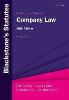 Blackstone's Statutes on Company Law