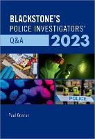 Blackstone's Police Investigators' Q&A 2023