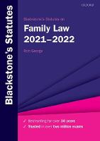 Blackstone's Statutes on Family Law 2021-2022