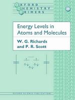 Energy Levels in Atoms and Molecules