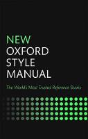 New Oxford Style Manual (Hardback)