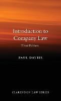 Introduction to Company Law - Clarendon Law Series (Hardback)