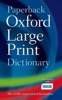 Paperback Oxford Large Print Dictionary (Paperback)