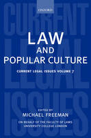 Law and Popular Culture - Current Legal Issues (Hardback)