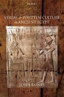 Visual and Written Culture in Ancient Egypt (Paperback)