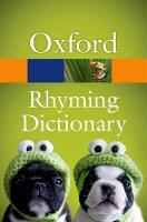 New Oxford Rhyming Dictionary - Oxford Quick Reference (Paperback)