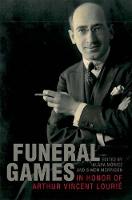 Funeral Games in Honor of Arthur Vincent Lourie (Hardback)