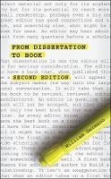 From Dissertation to Book, Second Edition (Paperback)