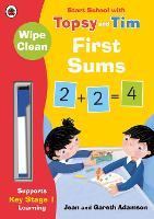 Wipe-Clean First Sums: Start School with Topsy and Tim (Paperback)
