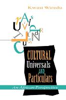 Cultural Universals and Particulars: An African Perspective (Paperback)