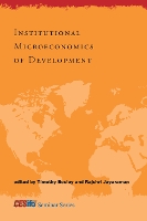 Institutional Microeconomics of Development - CESifo Seminar Series (Hardback)