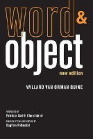 Word and Object - The MIT Press (Paperback)