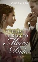Least Likely To Marry A Duke - Liberated Ladies 1 (Paperback)