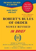 Robert's Rules of Order Newly Revised In Brief, 2nd edition (Paperback)
