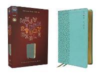NKJV, Teen Study Bible, Leathersoft, Teal, Comfort Print (Leather / fine binding)