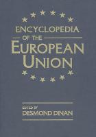 Encyclopedia of the European Union - The European Union Series (Hardback)