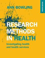 Research Methods in Health: Investigating Health and Health Services