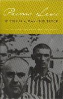 If This Is A Man/The Truce (Paperback)