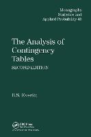 The Analysis of Contingency Tables (Paperback)