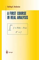 A First Course in Real Analysis - Undergraduate Texts in Mathematics (Hardback)