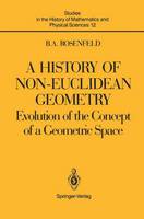 A History of Non-Euclidean Geometry: Evolution of the Concept of a Geometric Space - Studies in the History of Mathematics and Physical Sciences 12 (Hardback)