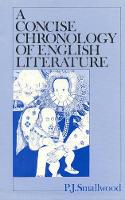 A Concise Chronology of English Literature (Hardback)