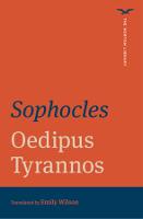 Oedipus Tyrannos - The Norton Library (Paperback)