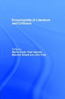 Encyclopedia of Literature and Criticism - Routledge Companion Encyclopedias (Hardback)