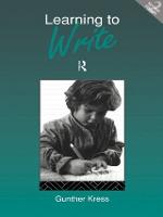 Learning to Write (Paperback)