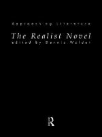The Realist Novel - Approaching Literature (Paperback)