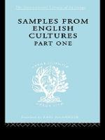 Samples from English Cultures: Part 1 - International Library of Sociology (Hardback)