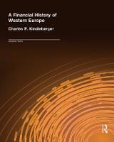 A Financial History of Western Europe - Economic History (Hardback)